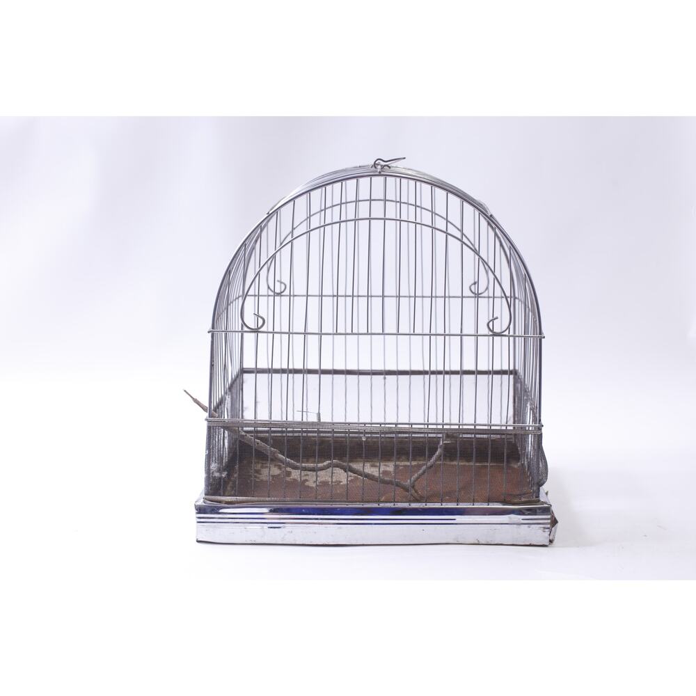 Vintage, Bird Cage, Metal, Aviary, Rust, Incomplete, FLAWED ~ 250202-WH 1093